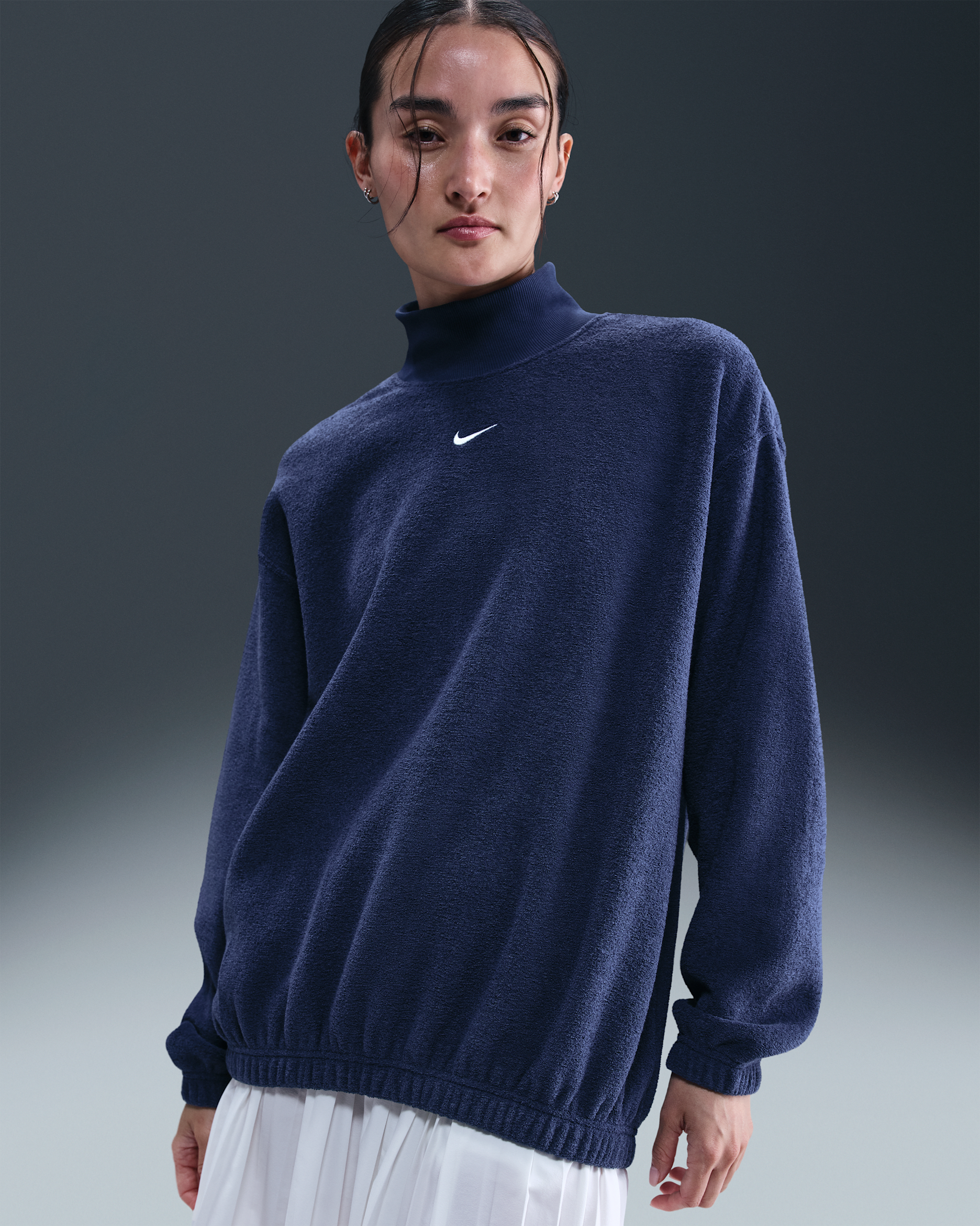 Nike Sportswear Phoenix Plush Women's Cozy Fleece Oversized Mock